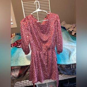 Wine colored dress Vici